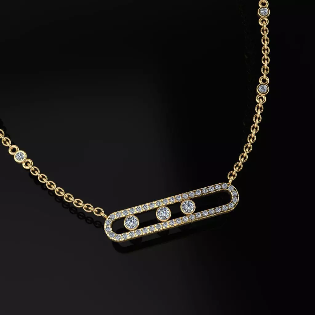 Messika Pendant 3D print model_0