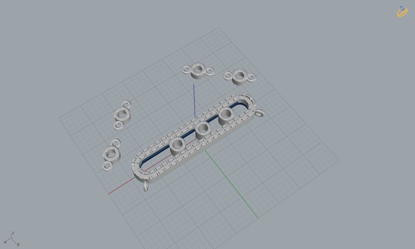 Messika Pendant 3D print model_6