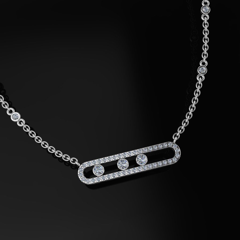 Messika Pendant 3D print model_1