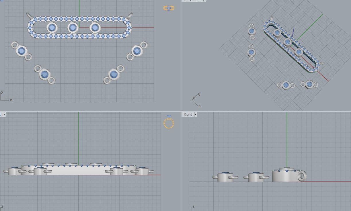 Messika Pendant 3D print model_5