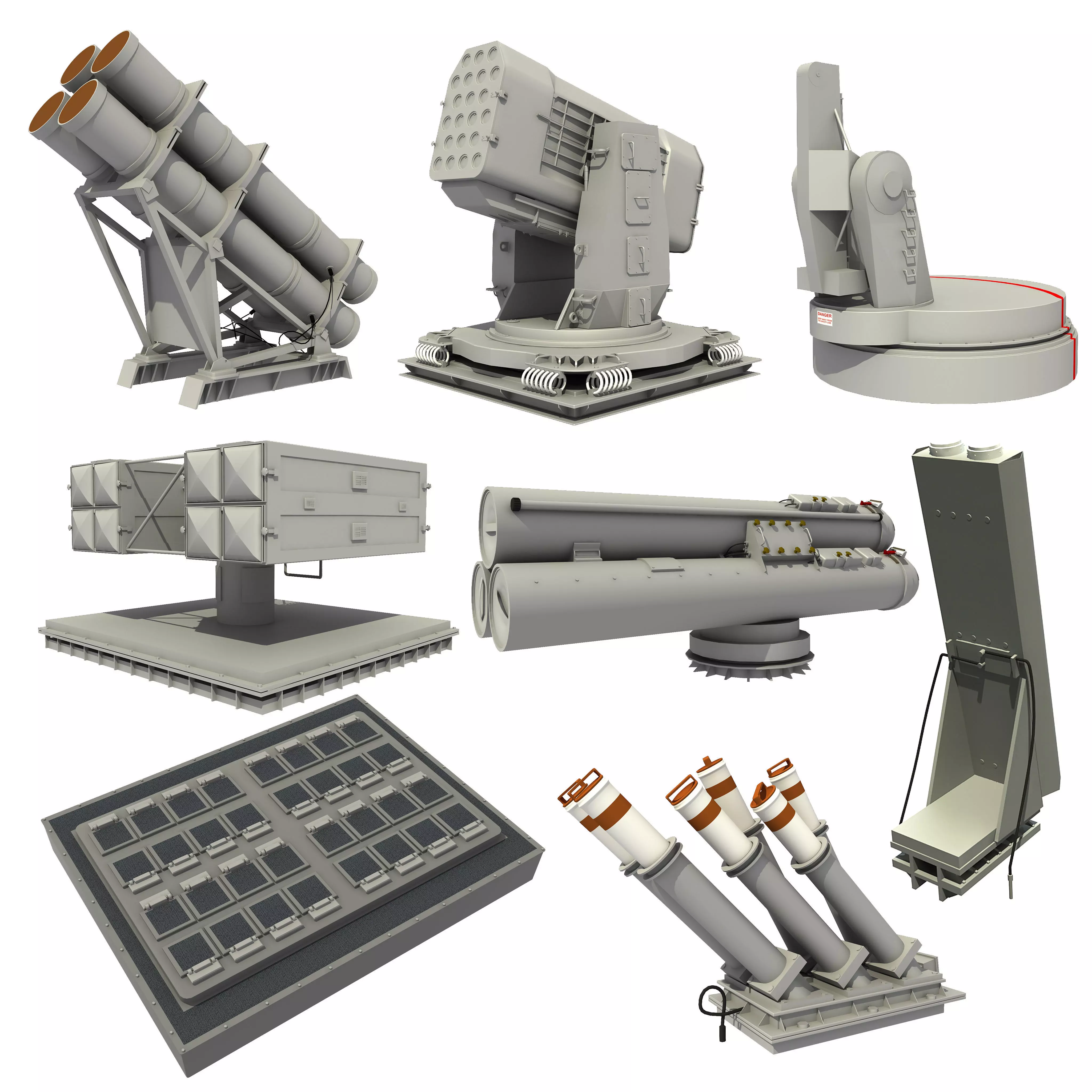NAVAL WEAPON AND MISSILE SYSTEMS 3D model_0