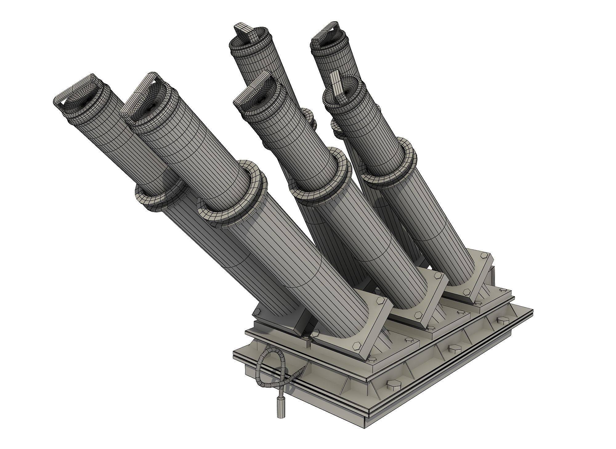 NAVAL WEAPON AND MISSILE SYSTEMS 3D model_40