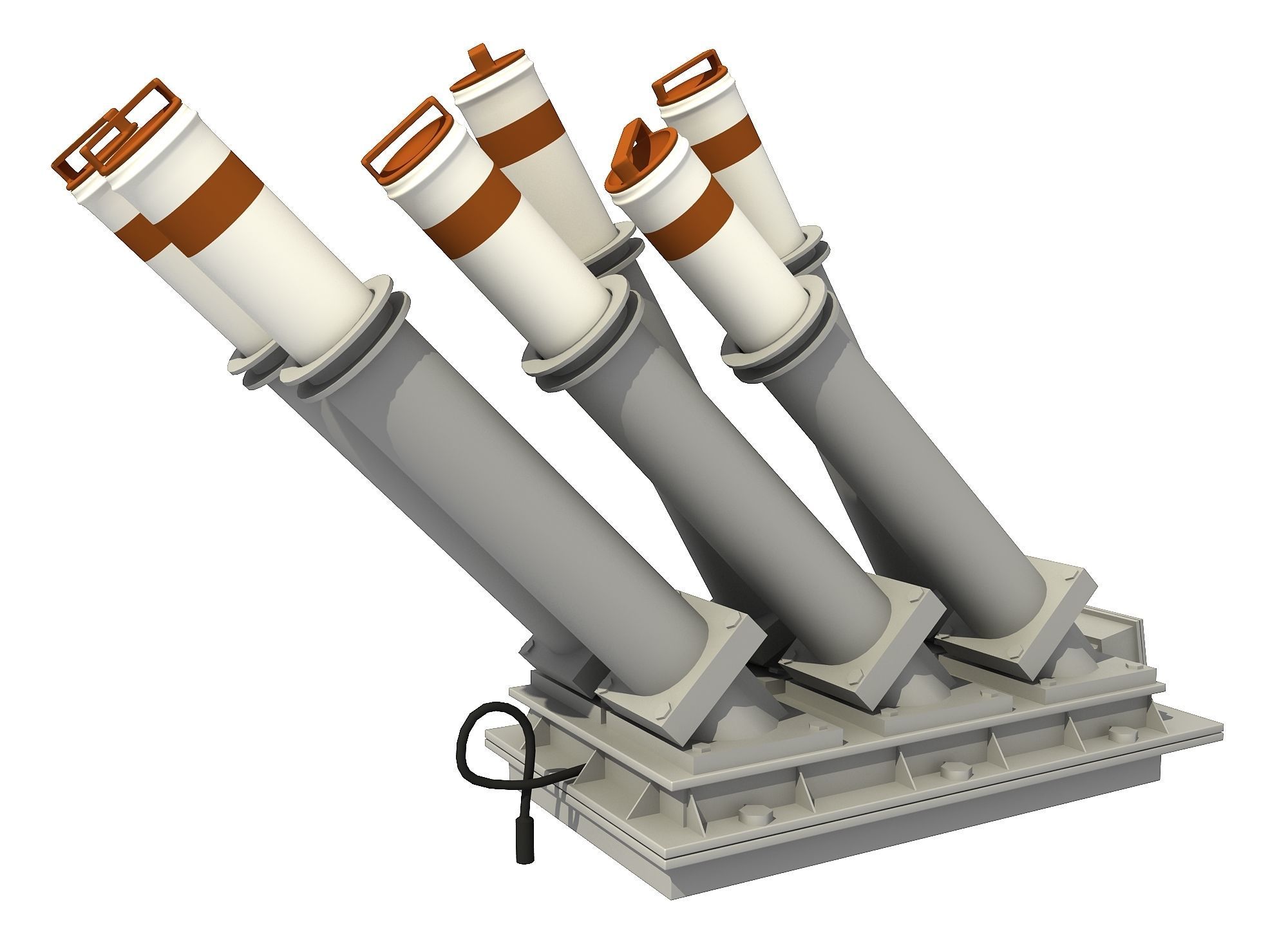 NAVAL WEAPON AND MISSILE SYSTEMS 3D model_34