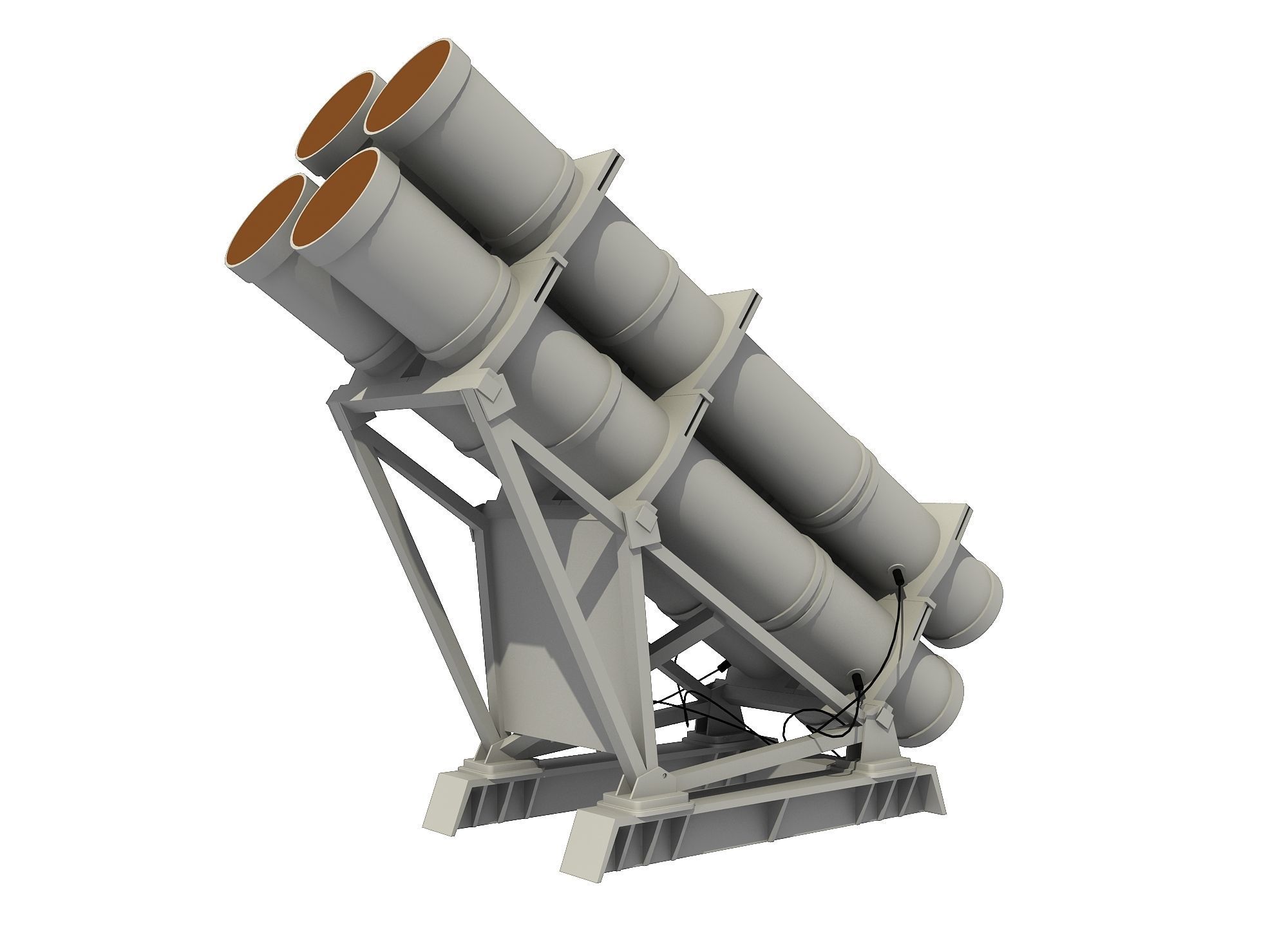 NAVAL WEAPON AND MISSILE SYSTEMS 3D model_4