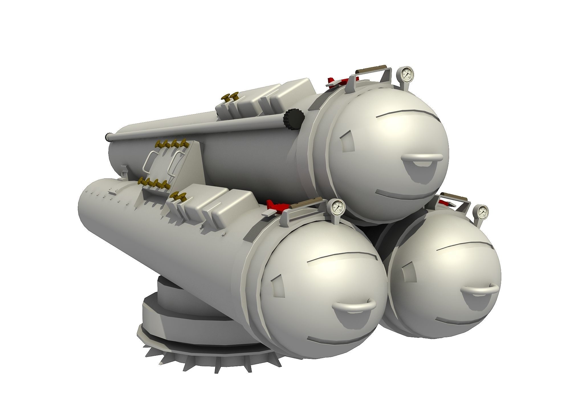 NAVAL WEAPON AND MISSILE SYSTEMS 3D model_45