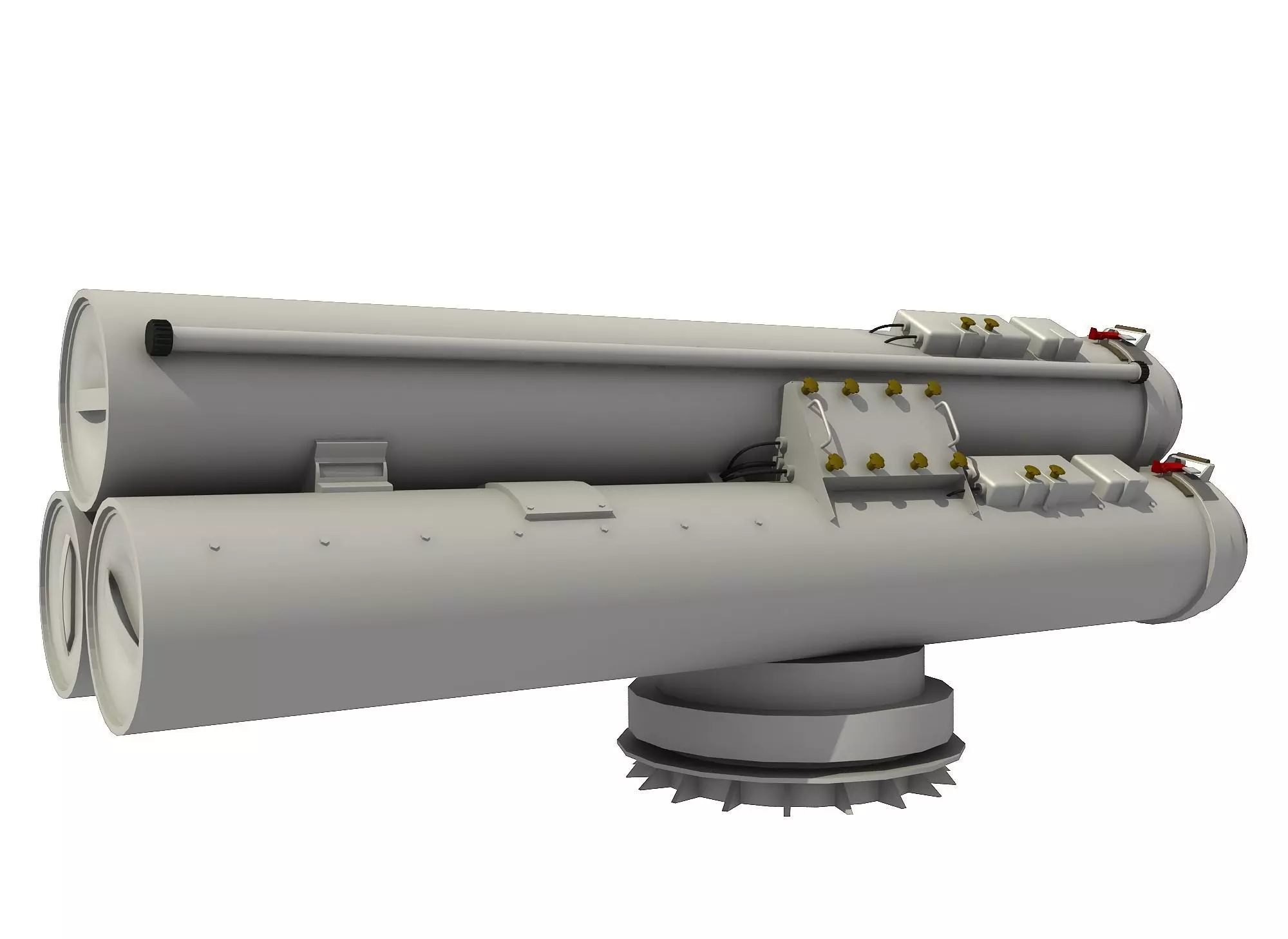 MK-32 TORPEDO TUBE 3D model_0