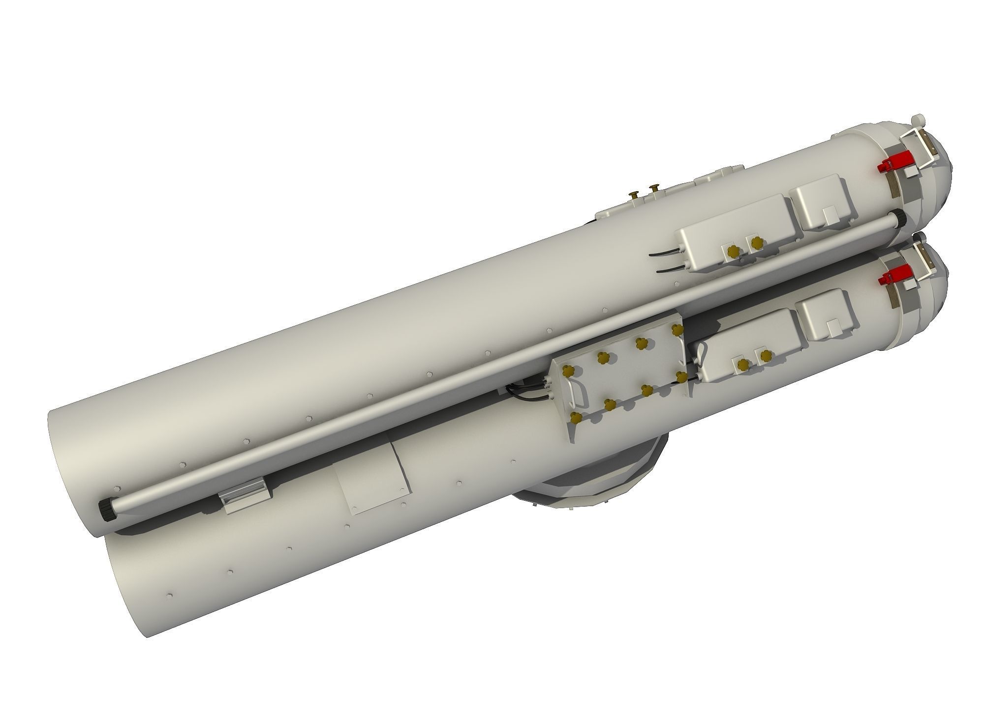 MK-32 TORPEDO TUBE 3D model_3