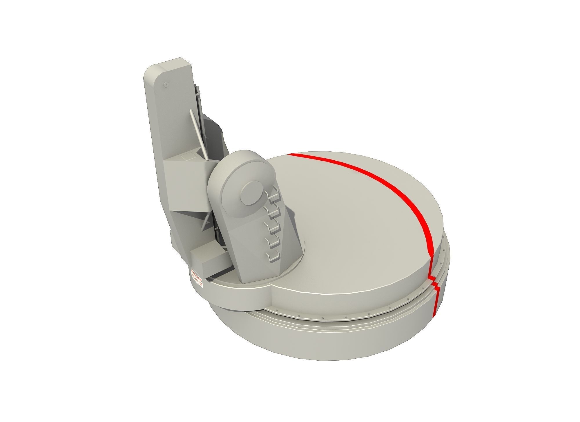 MK-13 GUIDED MISSILE LAUNCHER 3D model_3