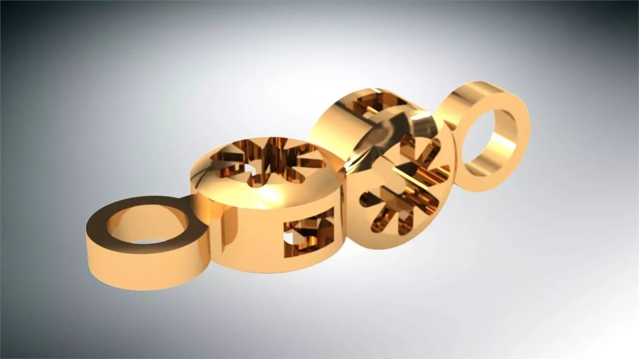 Eslabon para cadenas chain link E2016-44 3D print model