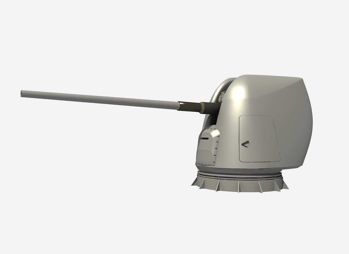 MK 45 MOD 2 5 INCH GUN 3D model_1