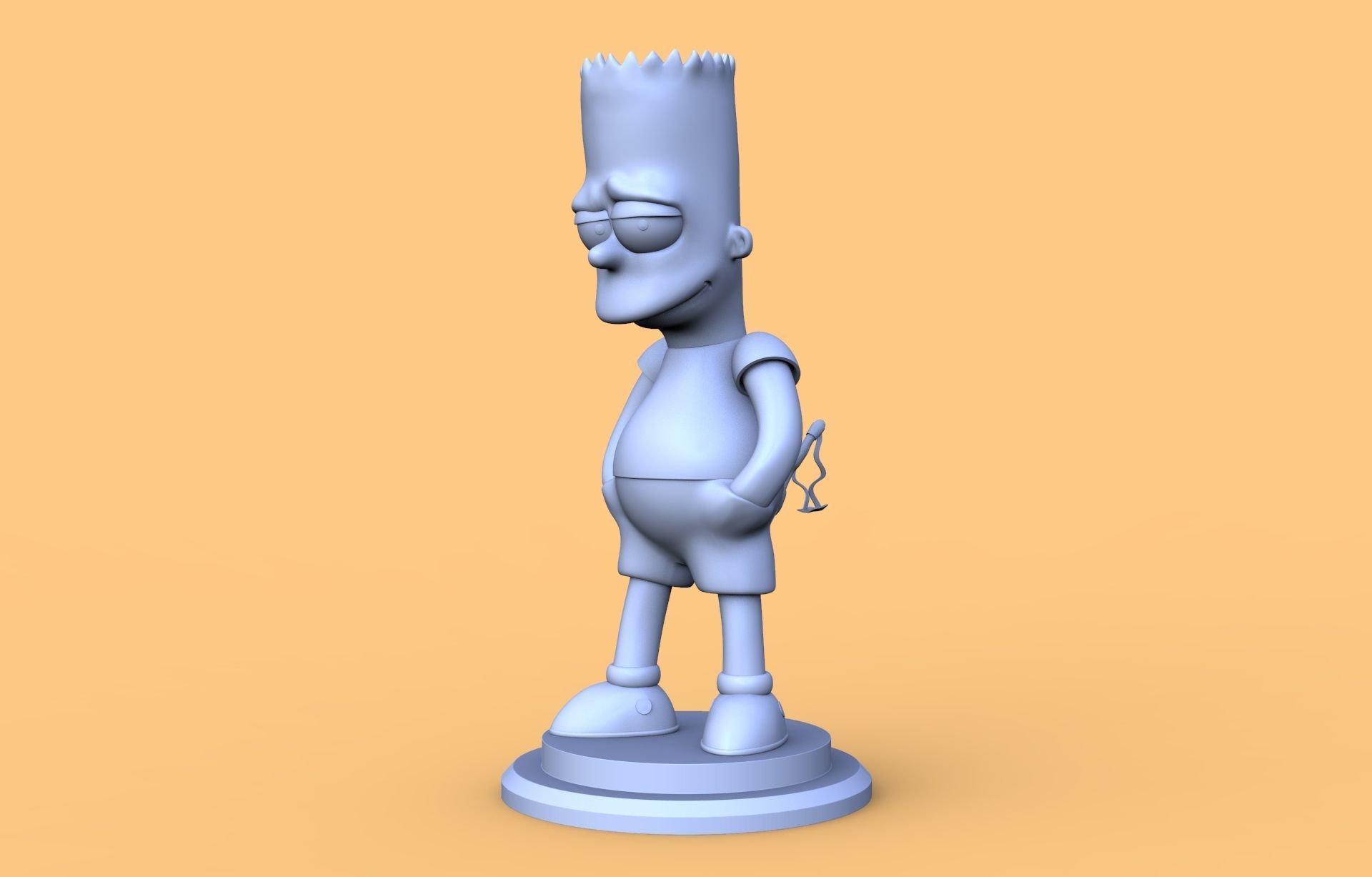 Bart Simpson 3D print model_5