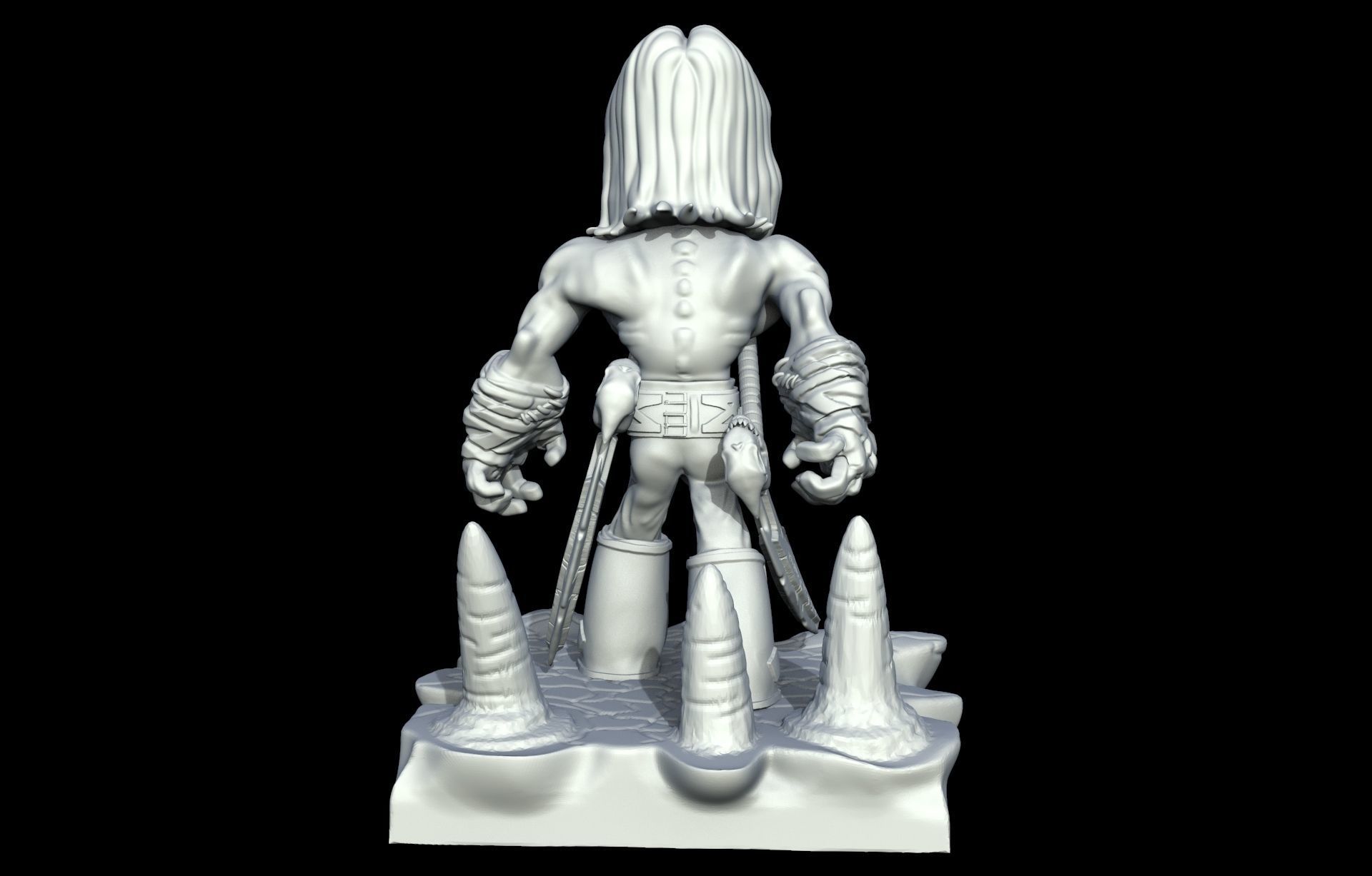 Muerte Darksiders 2 3D print model_3