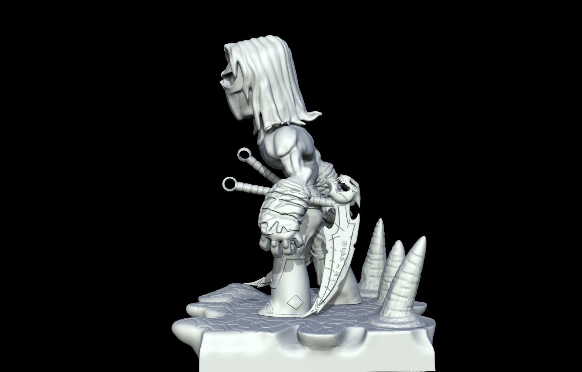 Muerte Darksiders 2 3D print model_2