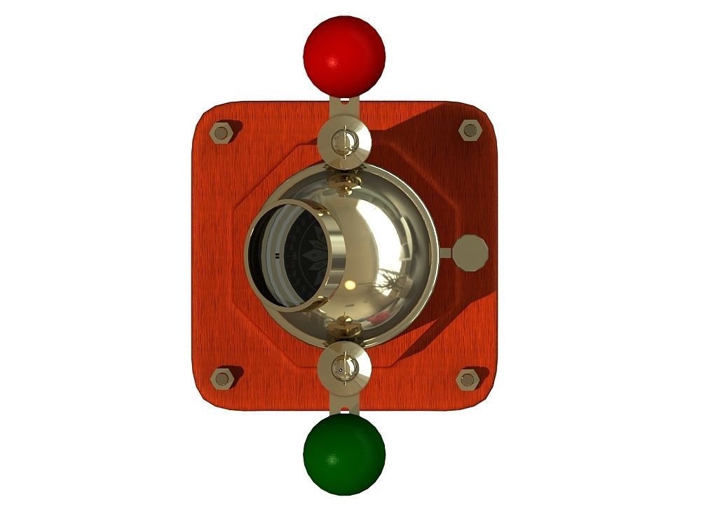 MAGNETIC COMPASS 3D model_9