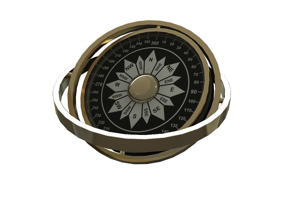MAGNETIC COMPASS 3D model_12