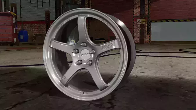 RAYS Gram Lights 57CR Free low-poly 3D model