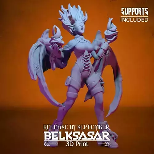 Imprisoned Demoness Nude