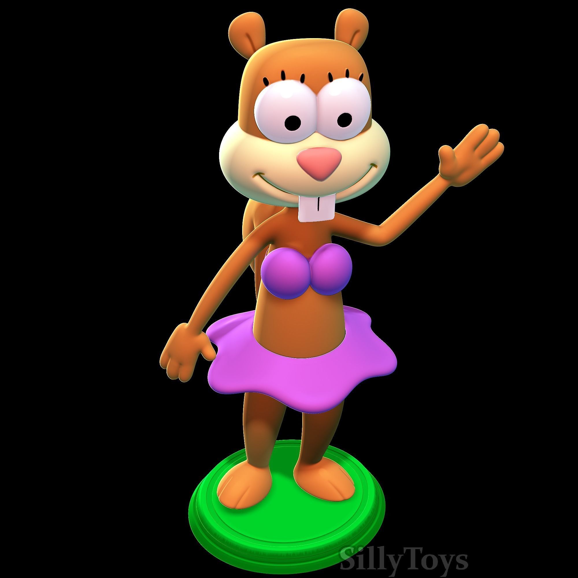Sandy Cheeks - SpongeBob SquarePants 3D print model_4