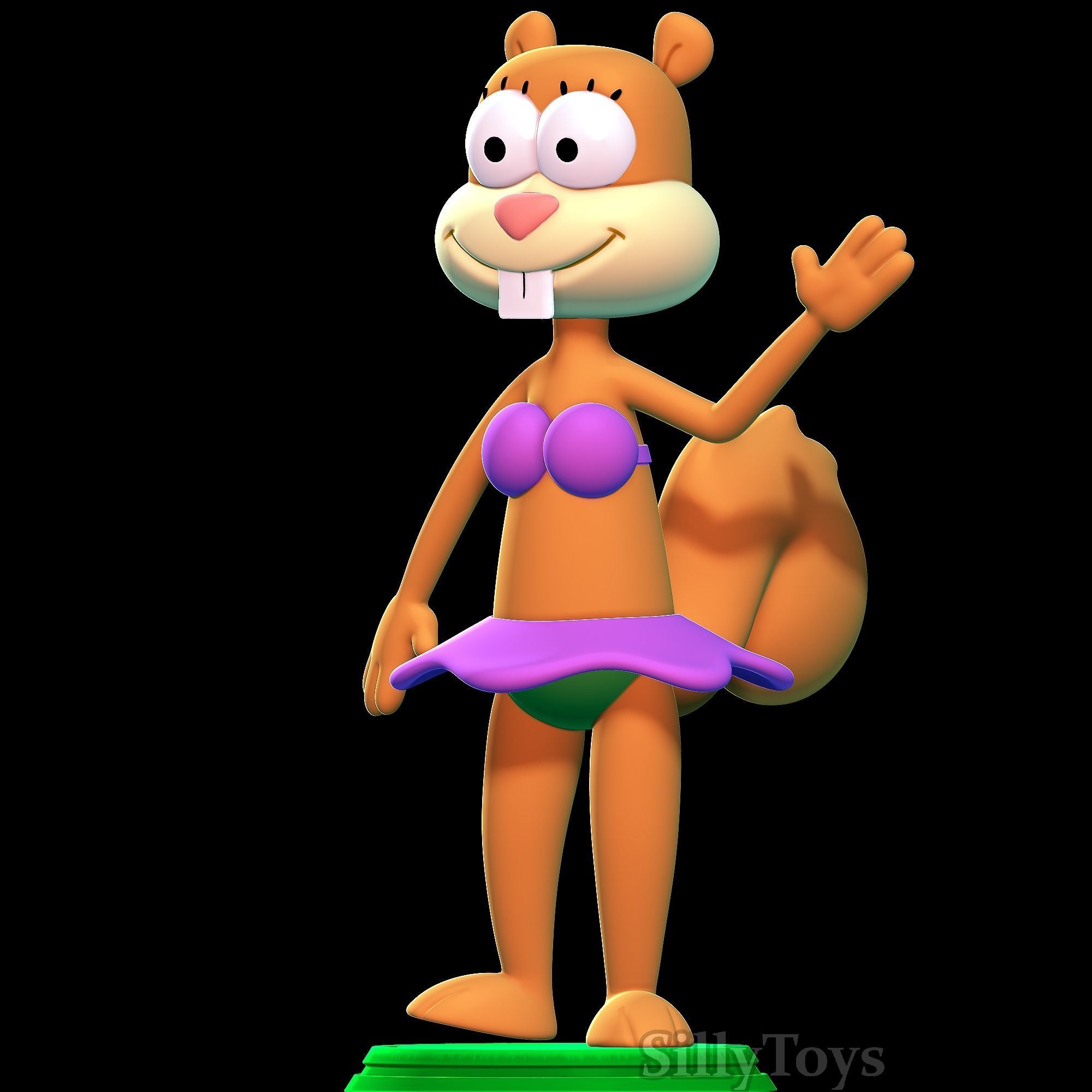 Sandy Cheeks - SpongeBob SquarePants 3D print model_1
