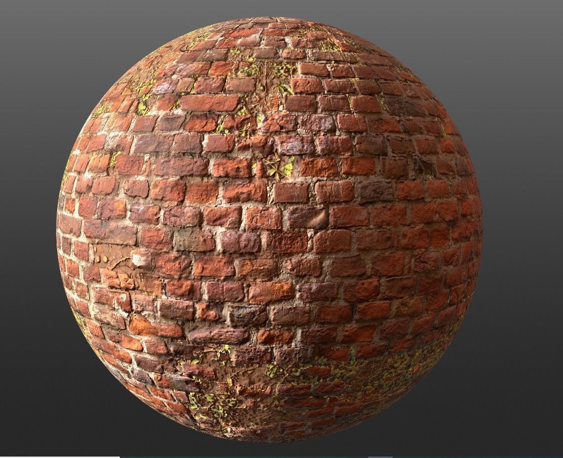 broken castle brick and leave Texture_1