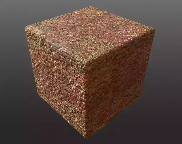 broken castle brick and leave