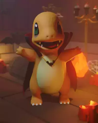 Pokemon Charmander halloween