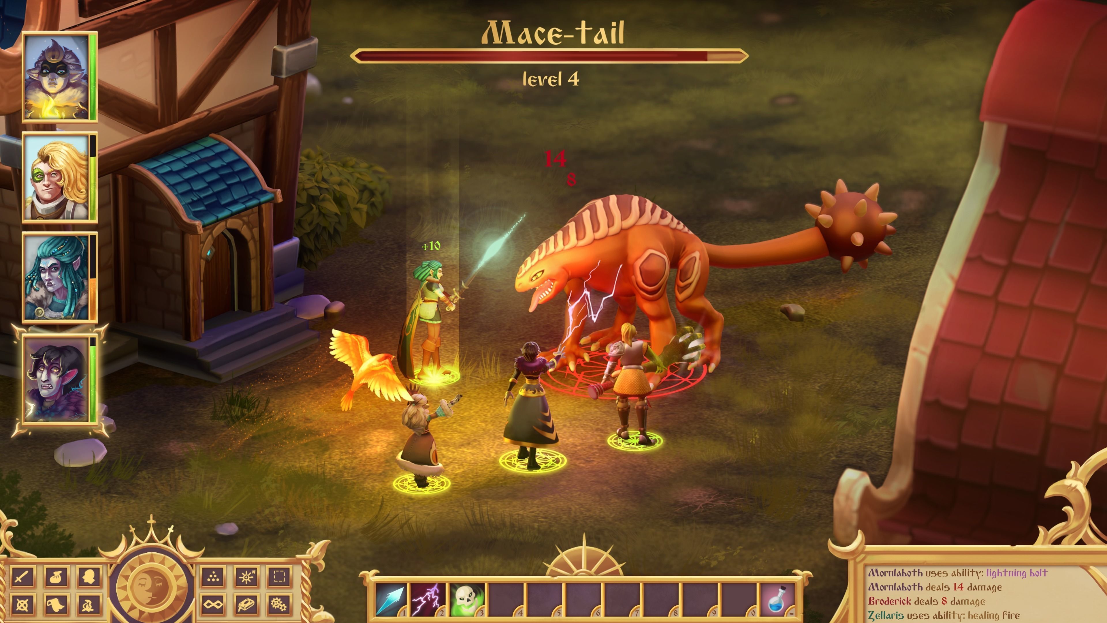 Fantasy house Low-poly 3D model_5