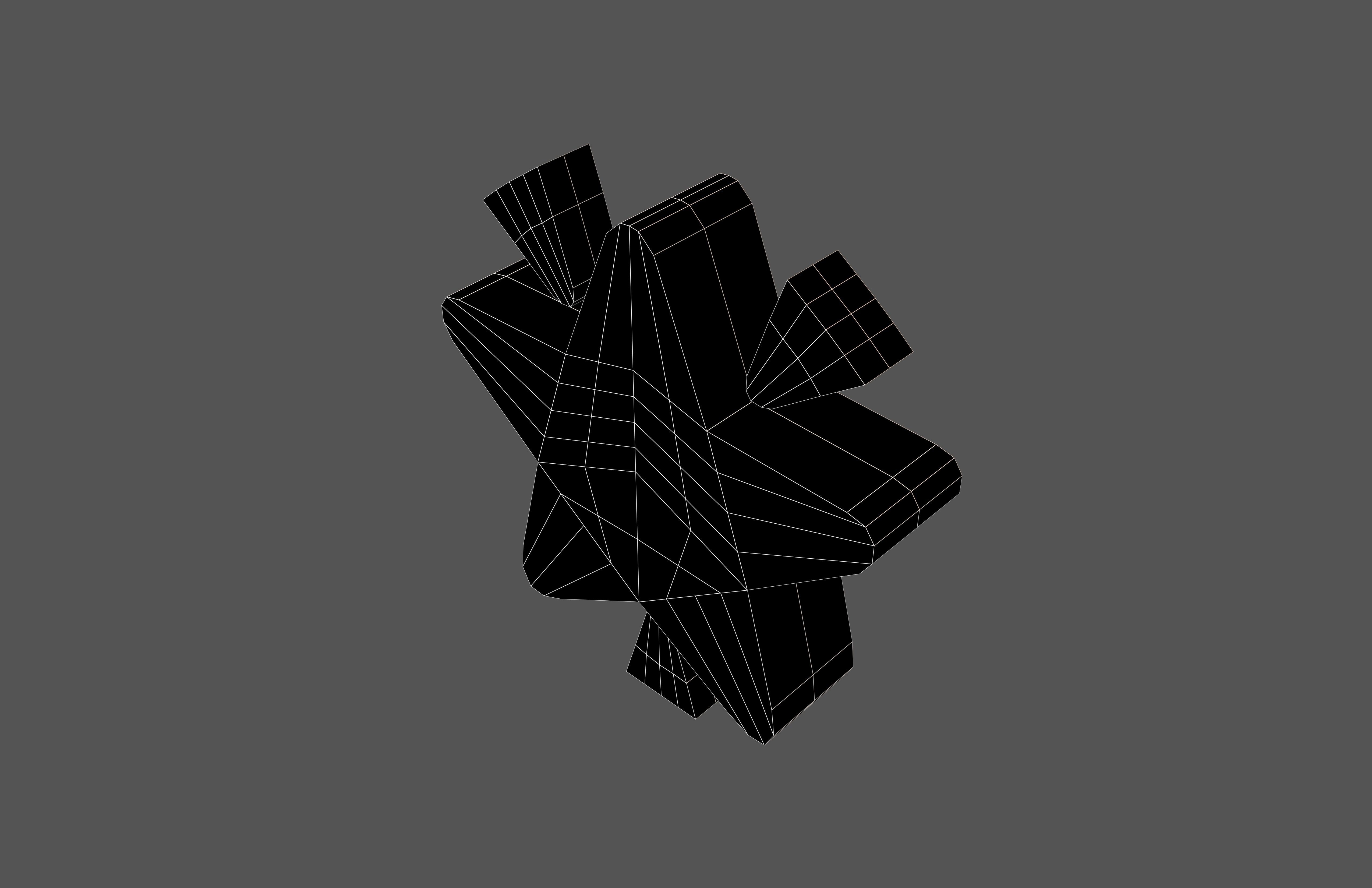 Glowing Star v1 004 Low-poly 3D model_7