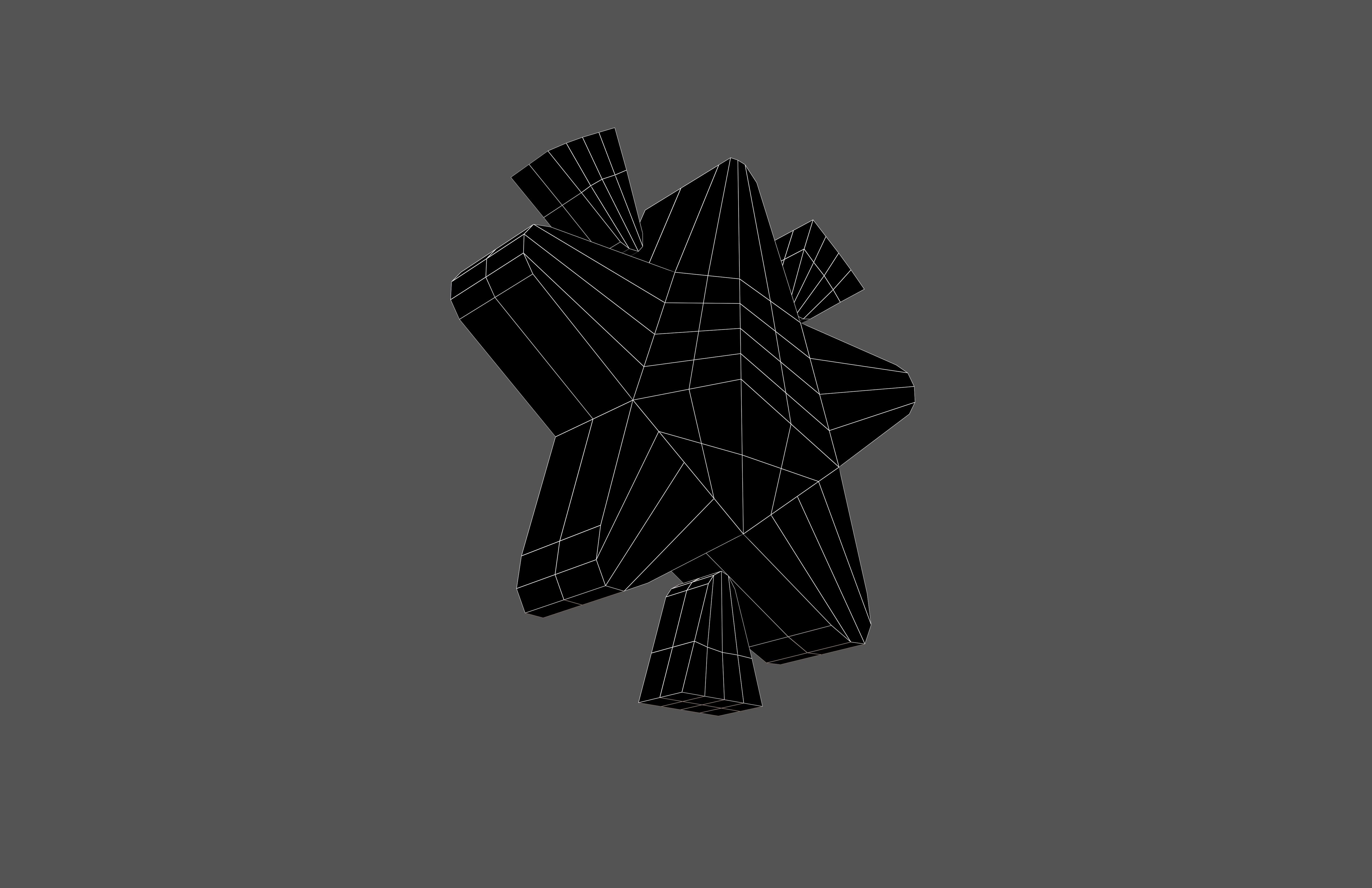 Glowing Star v1 004 Low-poly 3D model_5