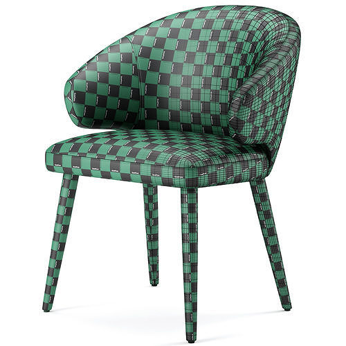 Cardinale Dining Chair 3D model 6
