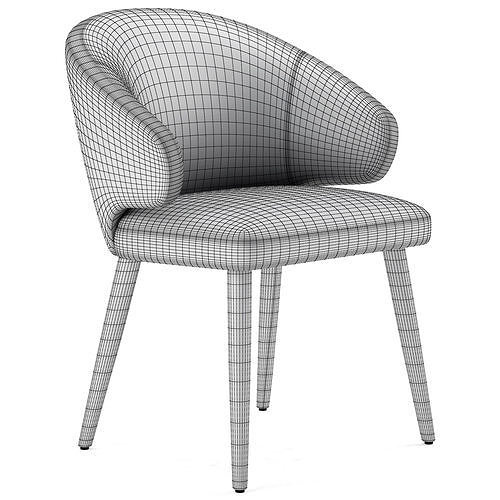 Cardinale Dining Chair 3D model 7