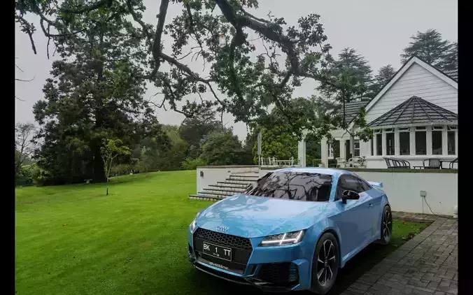 2019 Audi TT RS Coupe 3D Model 3D model