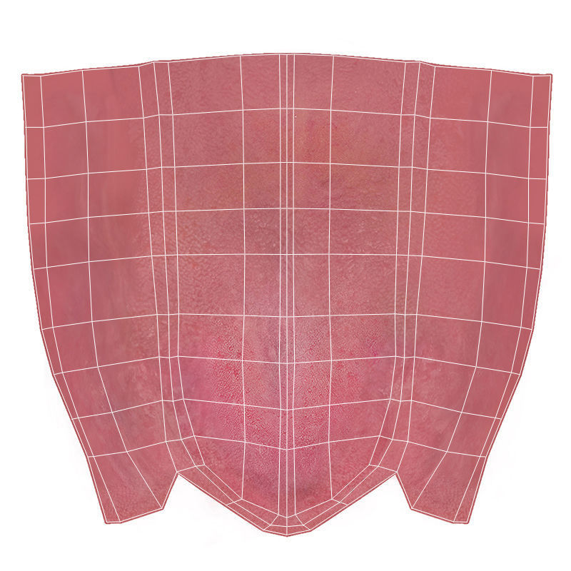 Female Base With Outfit Low-poly 3D model_22