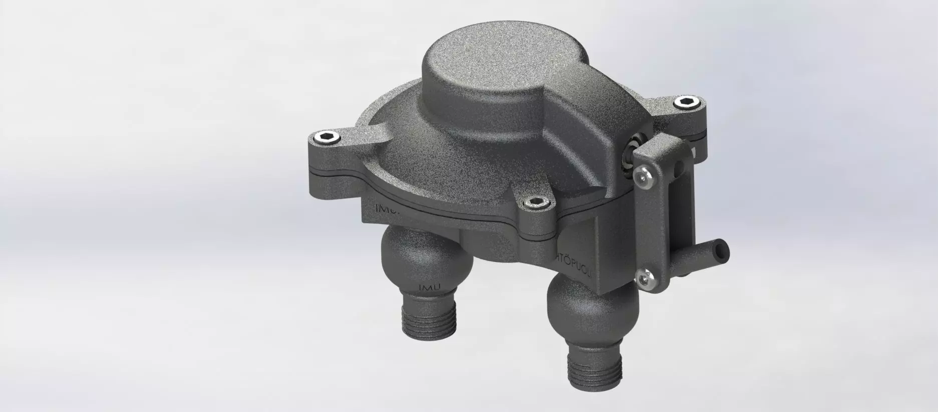 Efficient diaphragm pump 3D print model