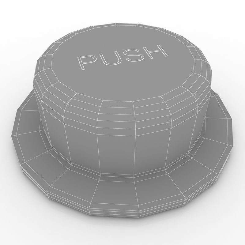 button 3D model_6