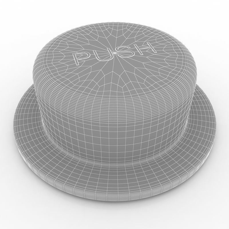 button 3D model_5
