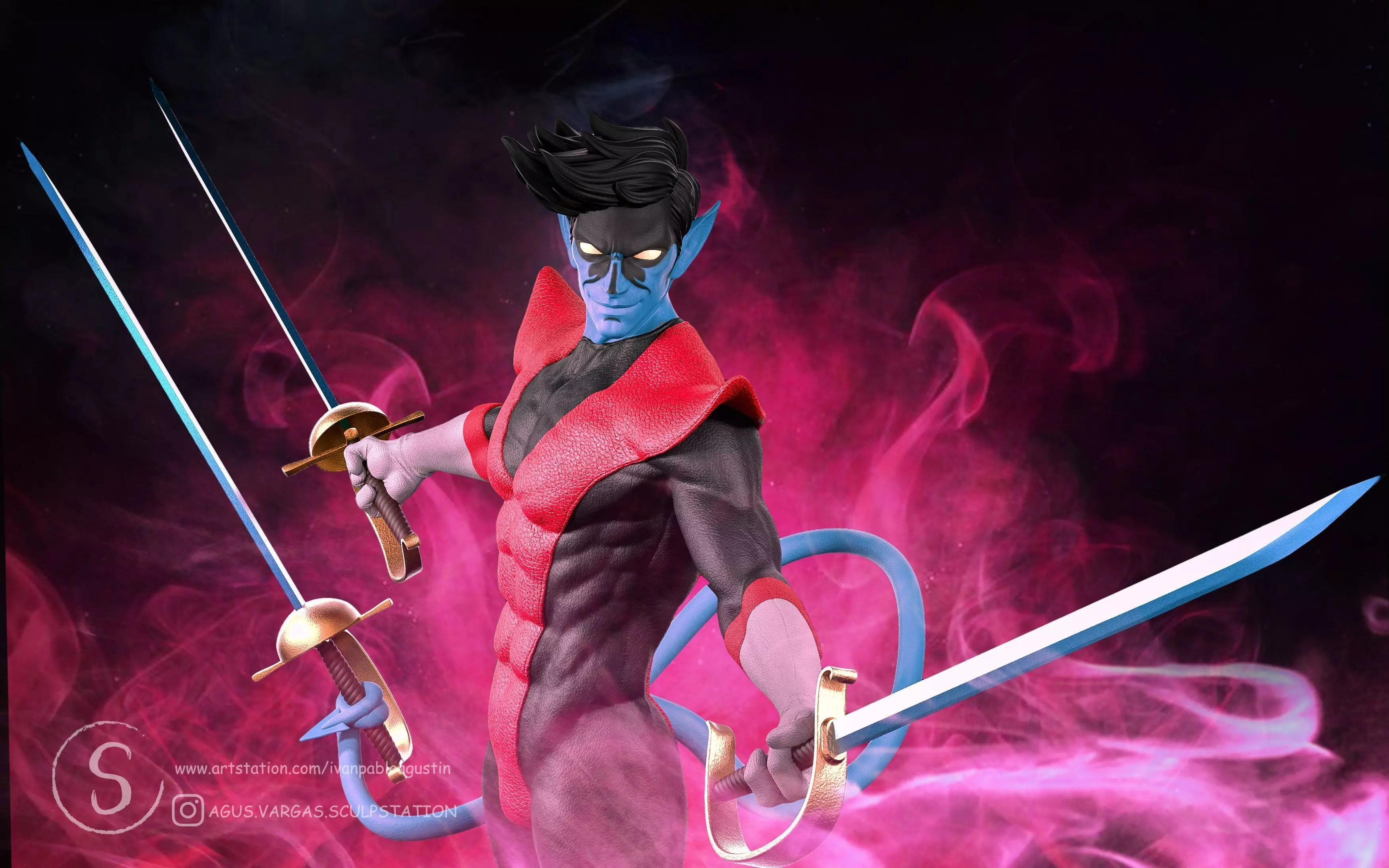 NIGHTCRAWLER X-MEN 97 FANART 3D print model_0