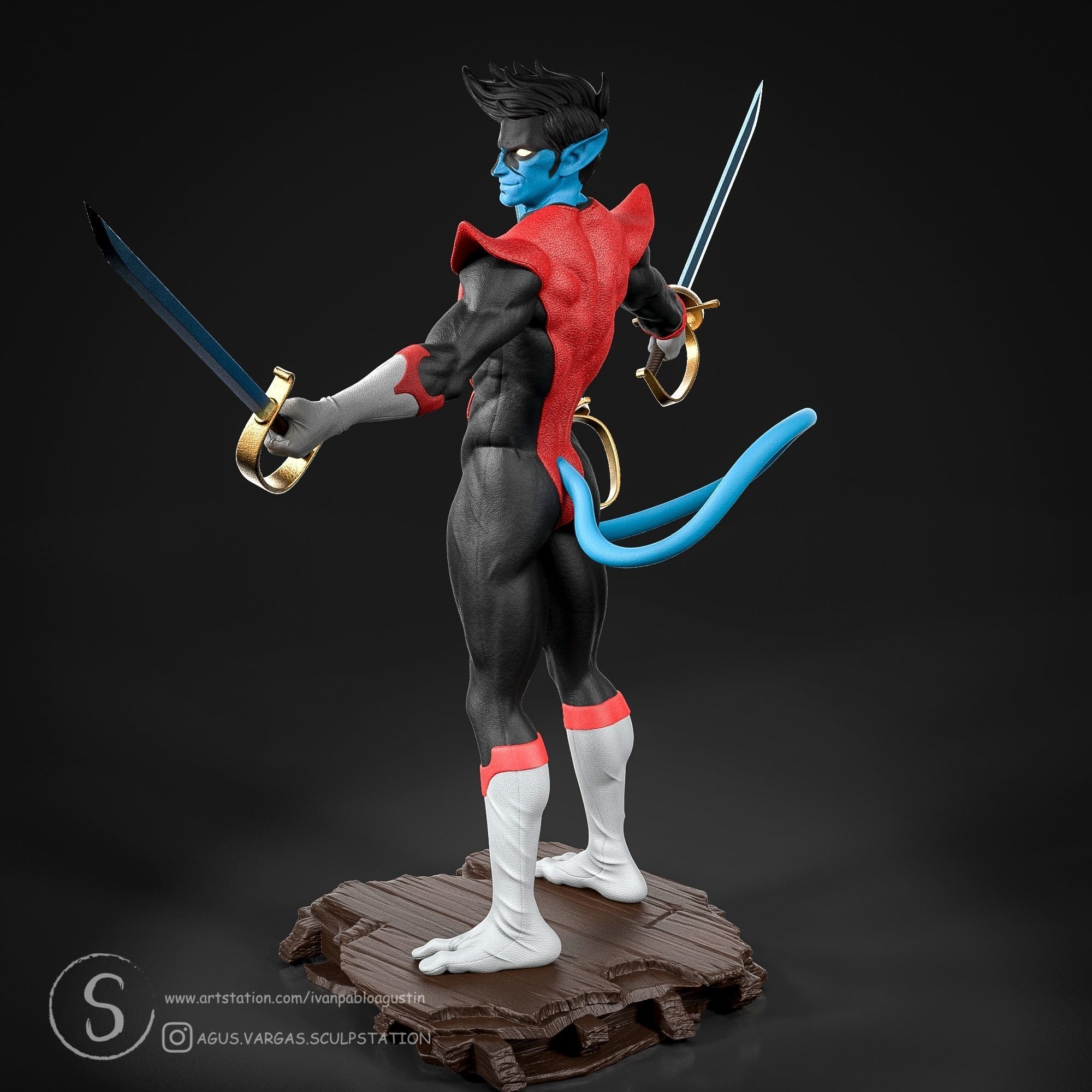 NIGHTCRAWLER X-MEN 97 FANART 3D print model_3