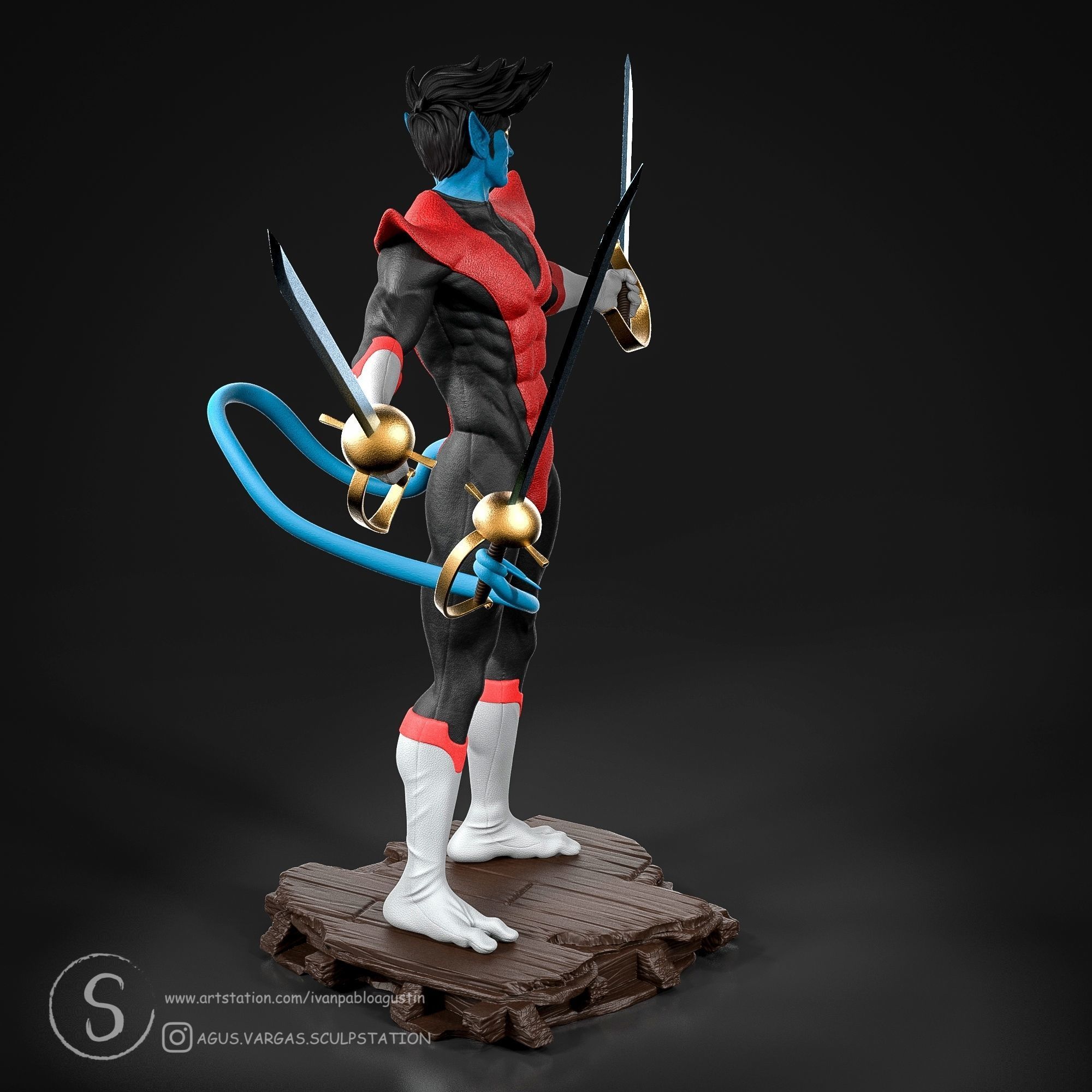 NIGHTCRAWLER X-MEN 97 FANART 3D print model_2