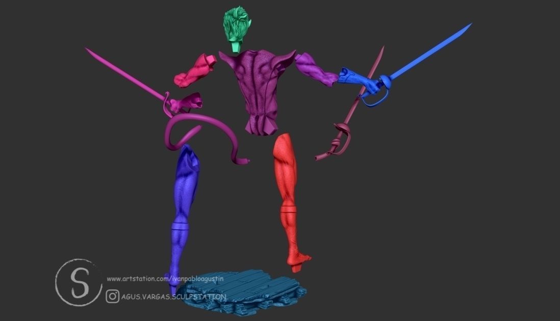 NIGHTCRAWLER X-MEN 97 FANART 3D print model_13