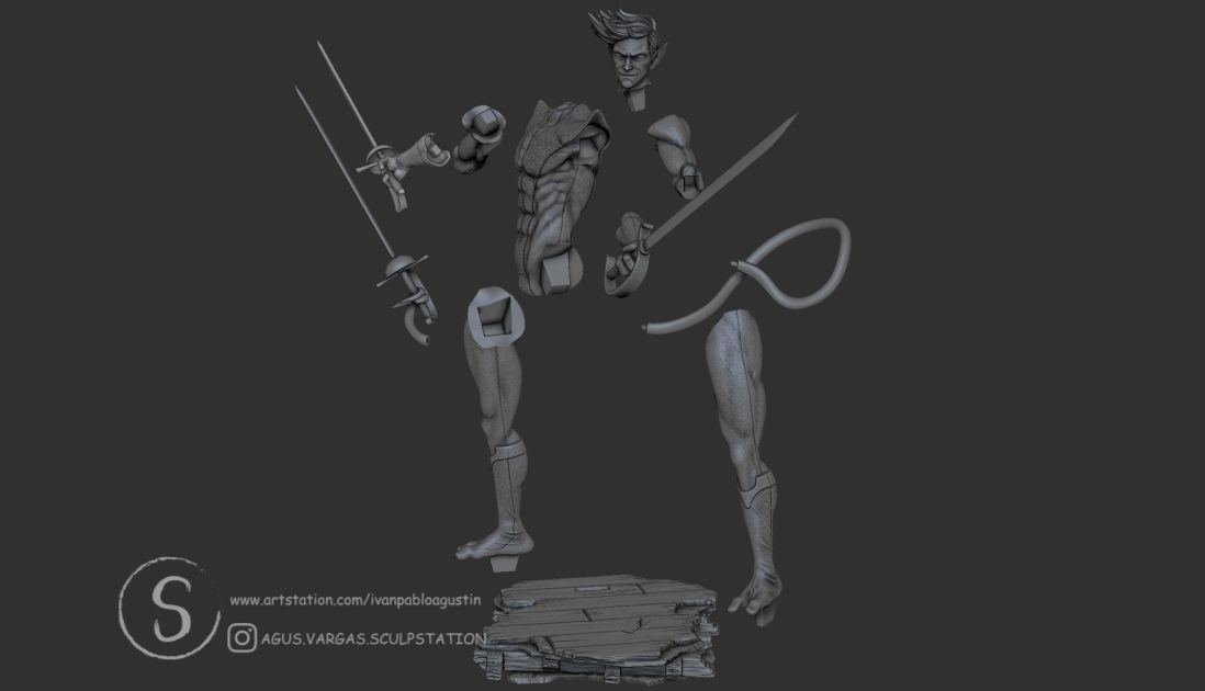 NIGHTCRAWLER X-MEN 97 FANART 3D print model_14