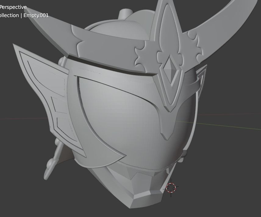 Kamen Rider Gaim 3D printable Helmet  3D print model_15