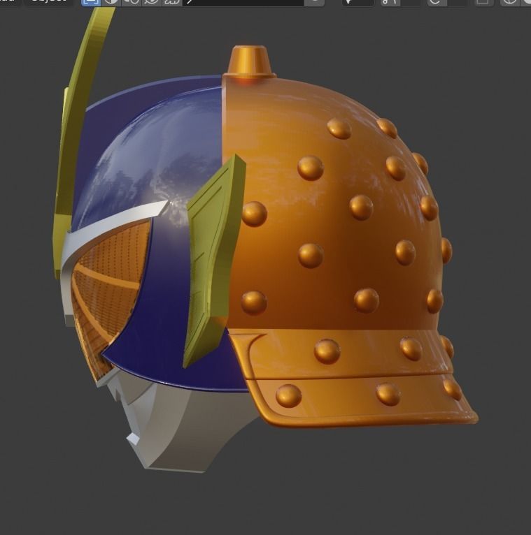 Kamen Rider Gaim 3D printable Helmet  3D print model_1