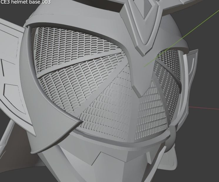 Kamen Rider Gaim 3D printable Helmet  3D print model_22
