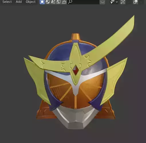 Kamen Rider Gaim 3D printable Helmet  3D print model