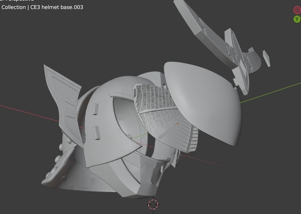 Kamen Rider Gaim 3D printable Helmet  3D print model_26