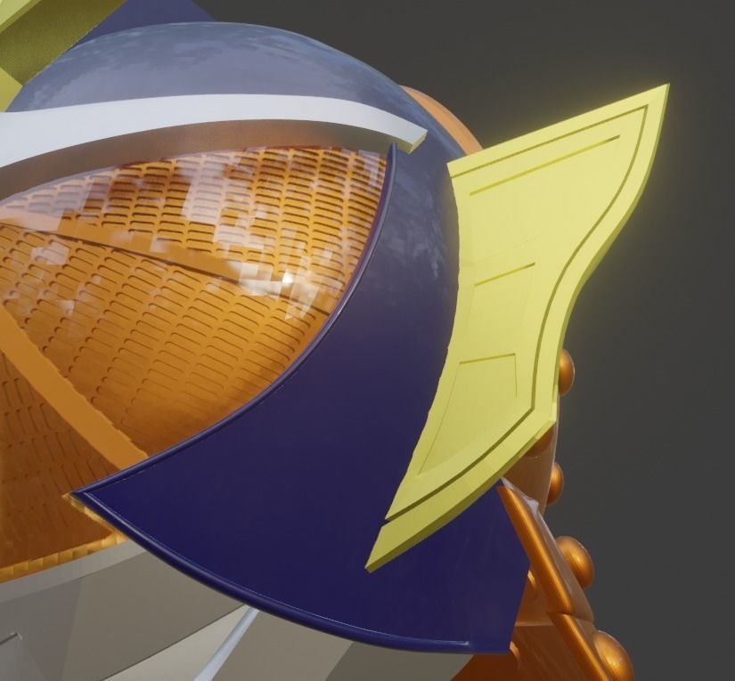 Kamen Rider Gaim 3D printable Helmet  3D print model_6