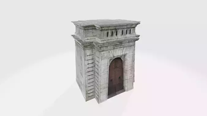 Monument stone gate