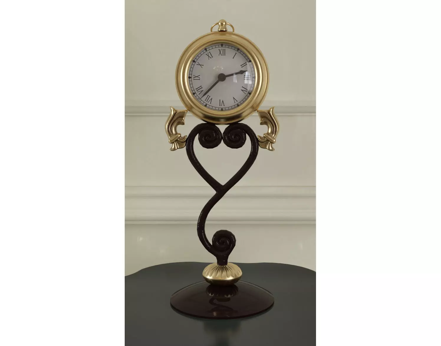 Heart clock Free 3D model