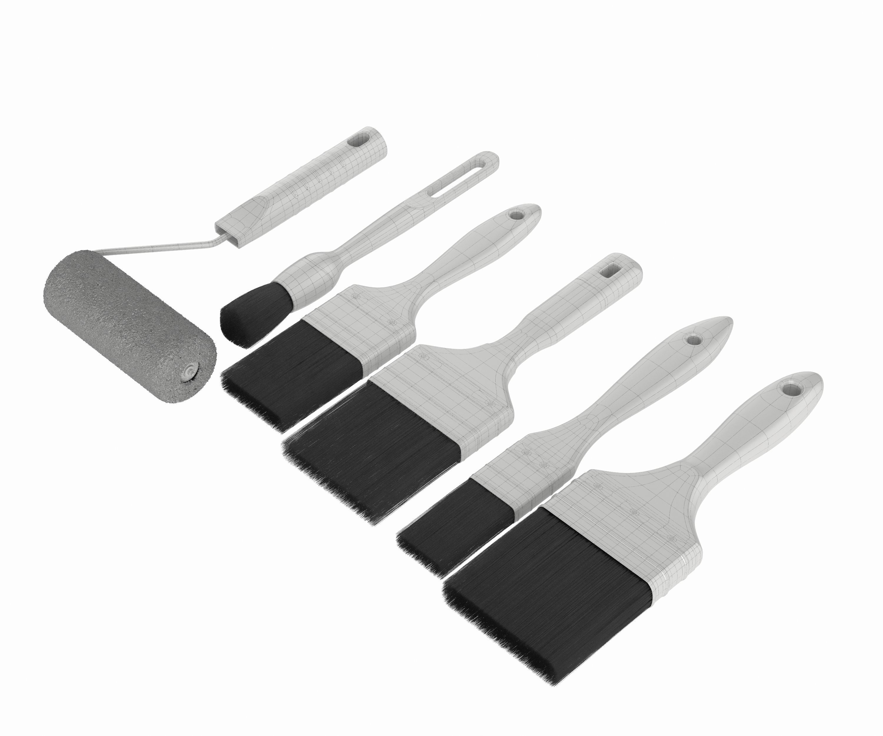Paint Brush 3D model_5